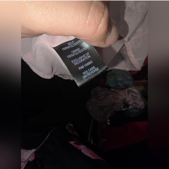 🍁🍂Nwot Torrid 2x Babydoll Clip Floral Long Sleeve Top - Picture 6 of 6